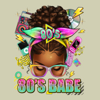 80's Babe Afro Messy Bun Heavy Core Tee | Teevron