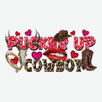 Pucker Up Cowboy Valentine's Day Urban Heavy Tee | Teevron
