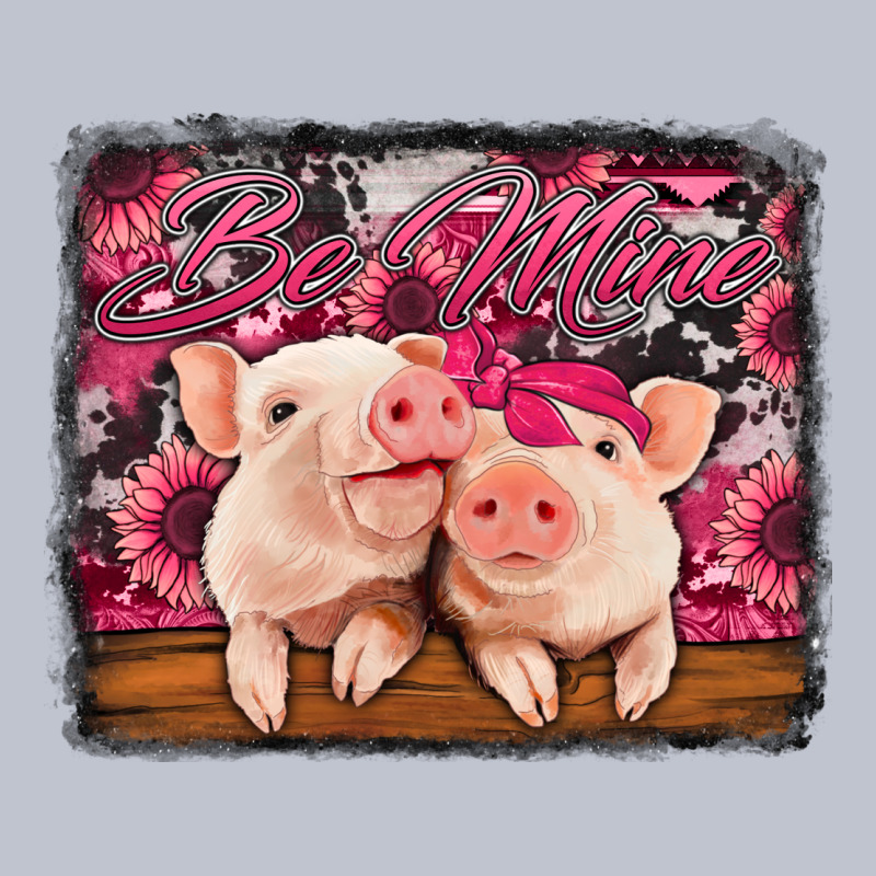 Be Mine Valentine's Day Pigs Premium Hoodie by Jasminsmagicworld | Teevron