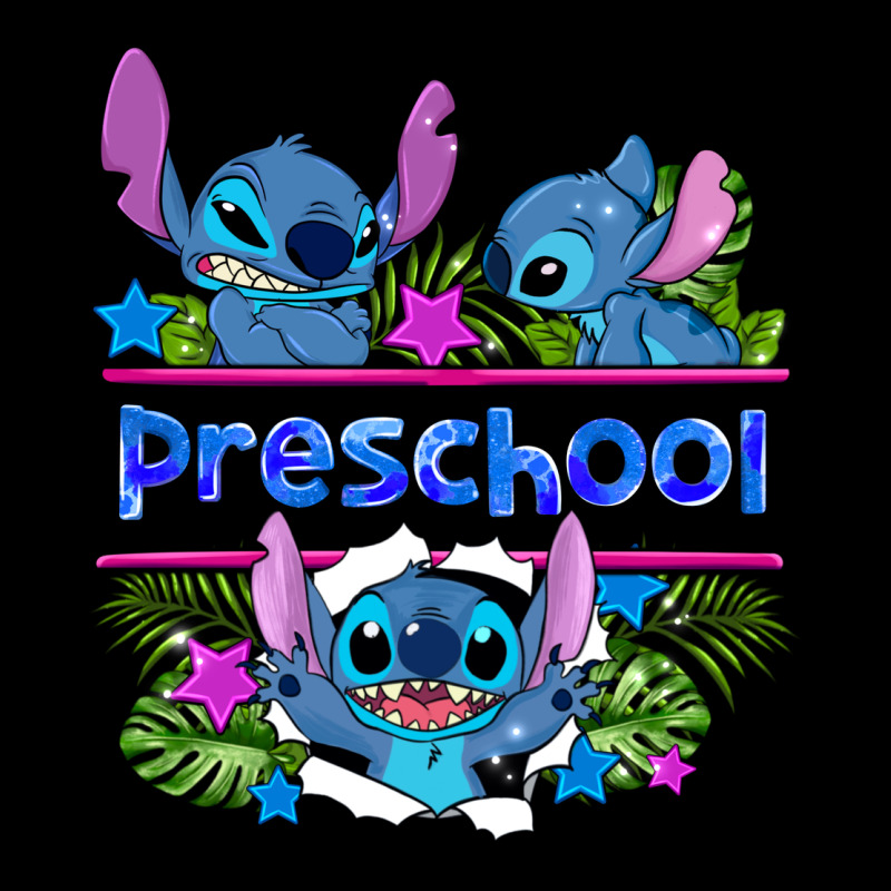 Preview Flower Stitch Blue Preschool Heavyweight Sweatshirt by AdoDesignShop | Teevron