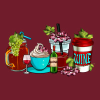 Wine Coffee Cups Zipper Hoodie | Teevron