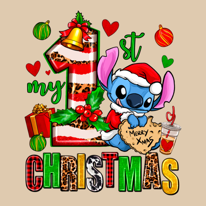 My First Christmas Stitch Heavyweight Sweatshirt by AdoDesignShop | Teevron