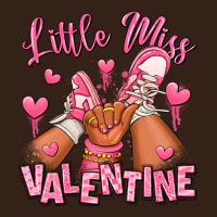 Little Miss Valentine Afro Kid Sneakers Heavy Core Tee | Teevron
