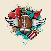 Football Ball Leopard Glitter Premium Tee | Teevron