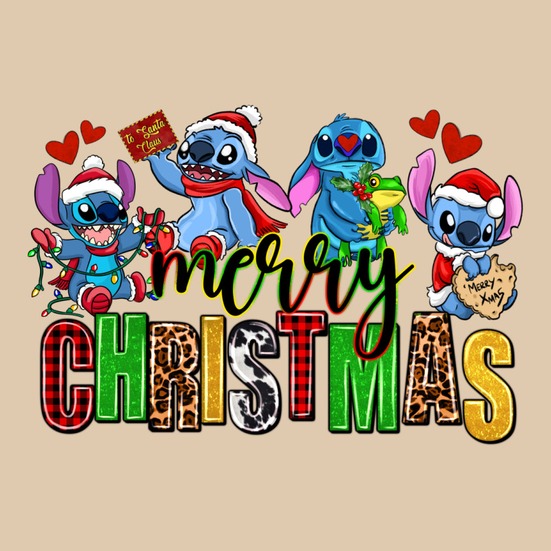 Merry Christmas Stitch Heavyweight Sweatshirt by AdoDesignShop | Teevron