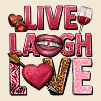 Live Laugh Love Valentine's Day Ladies Tee | Teevron