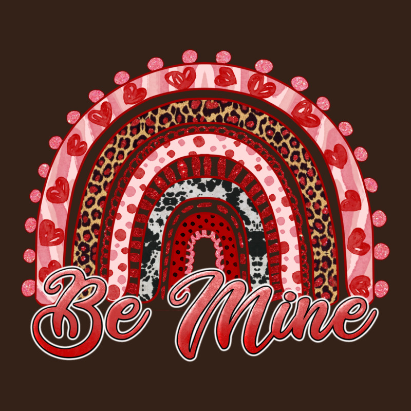 Be Mine Valentines Day Rainbow Heavy Core Tee by RanaPortraitStore | Teevron