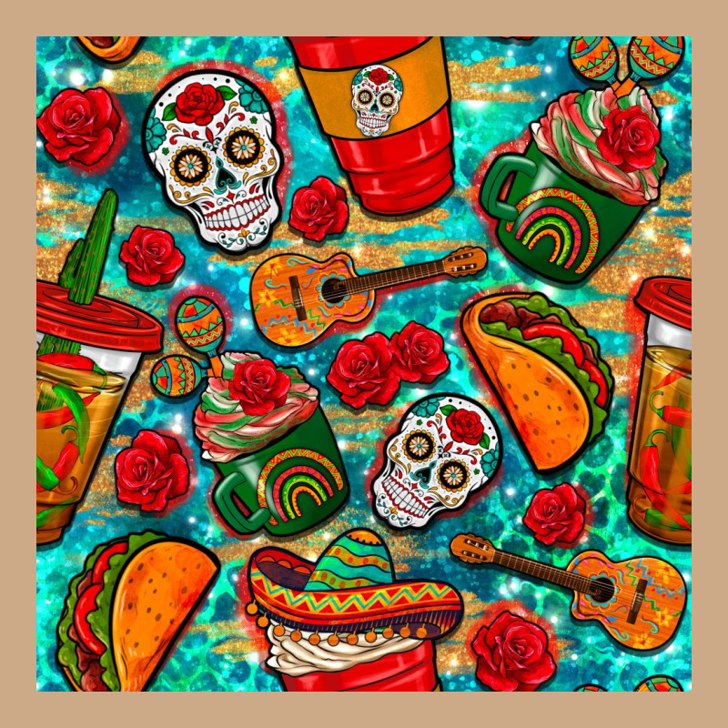 Hispanic Heritage Month Coffee Cups And Taco With Glitter And Leopard  Vintage Hoodie by BundleAndBundleShop | Teevron