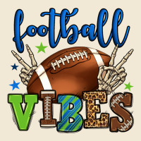 Football Vibes Green And Blue Premium Tee | Teevron