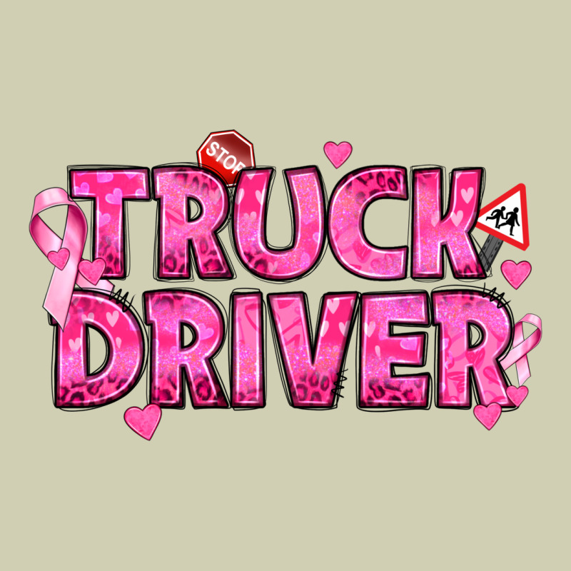 Breast Cancer Truck Driver Heavy Core Tee by texasbilliewilder | Teevron