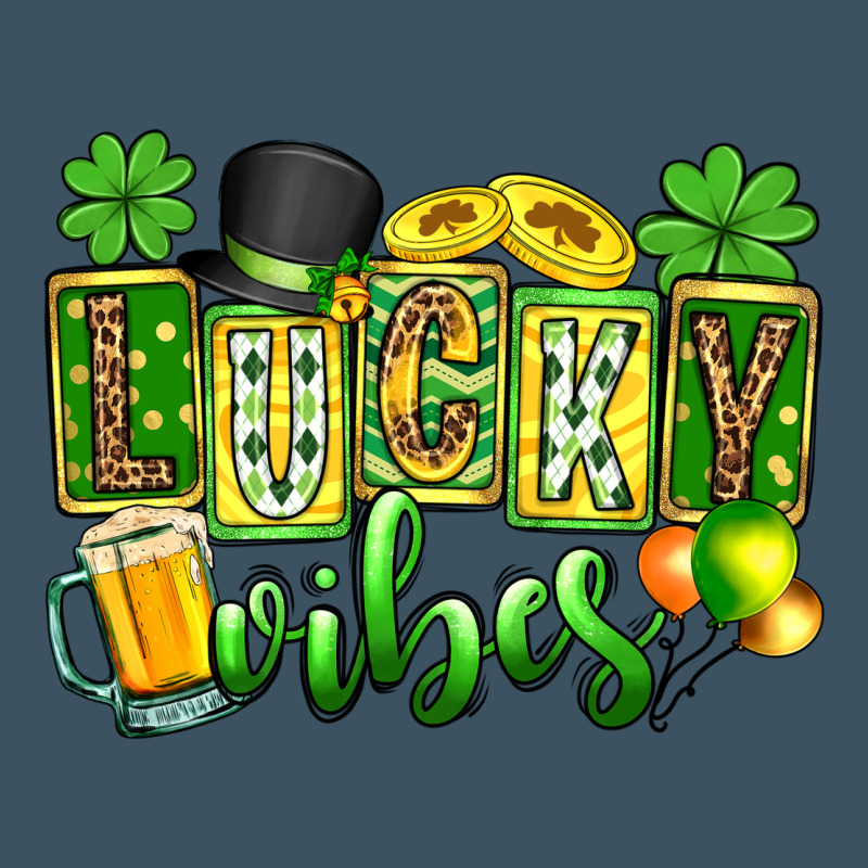 St. Patrick's Lucky Vibes Urban Heavy Tee by OliviaCreatesArt | Teevron