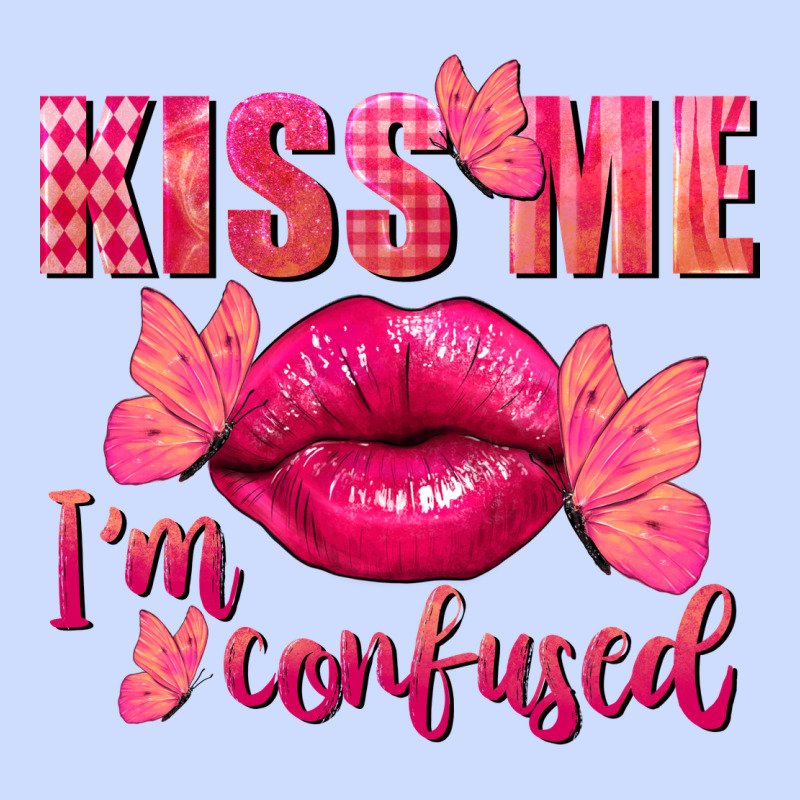 Kiss Me I'm So Confused Valentine's Day Urban Heavy Tee by FaDigitalArtStudio | Teevron
