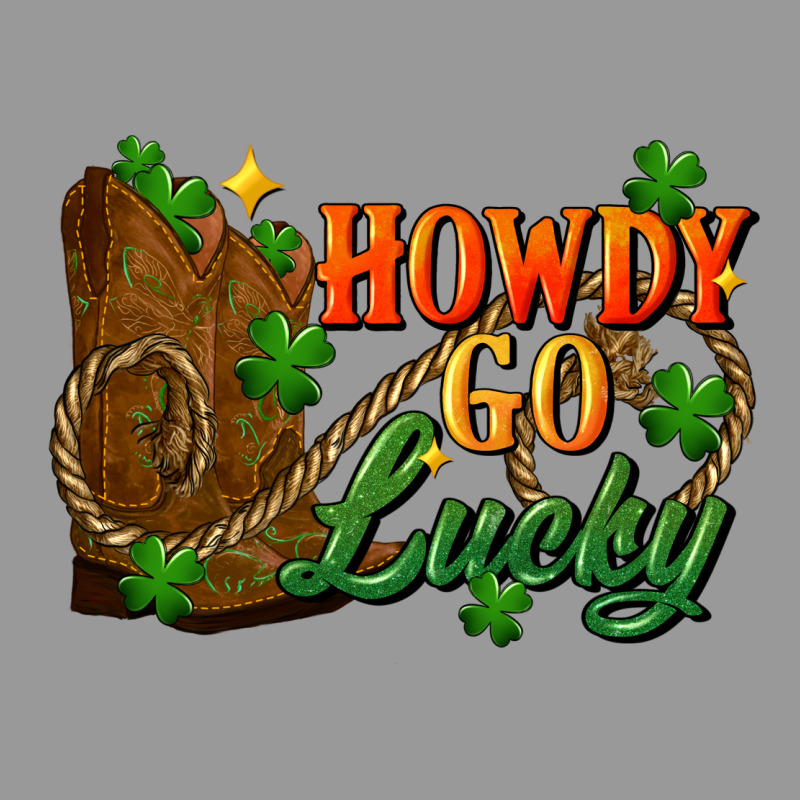 Howdy Go Lucky St. Patricks Day Vintage Hoodie by FaDigitalArtStudio | Teevron