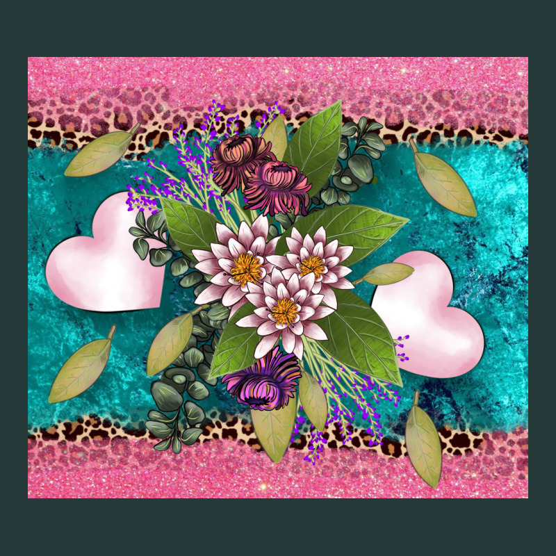 V.d Flowers And Hearts Premium Sweatshirt by AdoDesignShop | Teevron