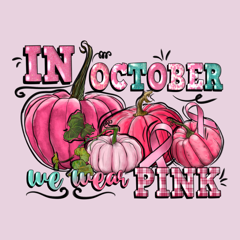 In October We Wear Pink Ladies Tee by CowGirlArtShop | Teevron