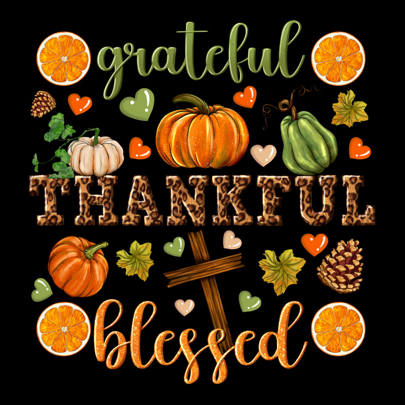Grateful Thankful Blessed Heavy Core Tee by NancyCooperArtShop | Teevron