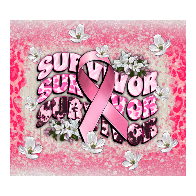 Survivor Cancer Awareness Ladies Tee by CowGirlArtShop | Teevron