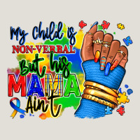 My Child Is Non Verbal But His Mama Aint Afro Heavy Core Tee | Teevron