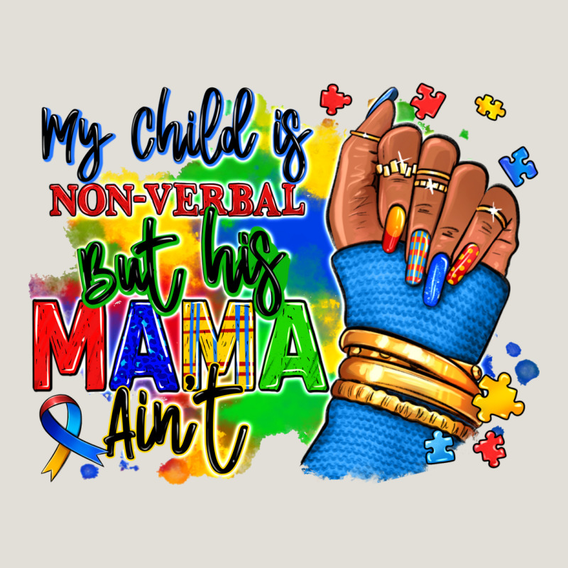 My Child Is Non Verbal But His Mama Aint Afro Heavy Core Tee by RanaPortraitStore | Teevron