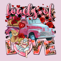 Loads Of Love Valentine's Day Truck Ladies Tee | Teevron