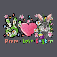 Peace Love Easter Bunny Vintage Hoodie | Teevron