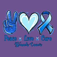 Peace Love Cure Stomach Cancer Vintage Tee | Teevron