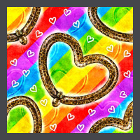 Pride Lgbtq Leopard Heart Balloons Pattern Long Sleeve Tee | Teevron