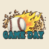Game Day Baseball Leopard Flames Fireball Premium Tee | Teevron