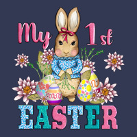 My First Easter With Baby Bunny And Eggs Heavyweight Hoodie | Teevron