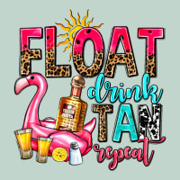 Float Drink Tan Repeat Zipper Hoodie | Teevron