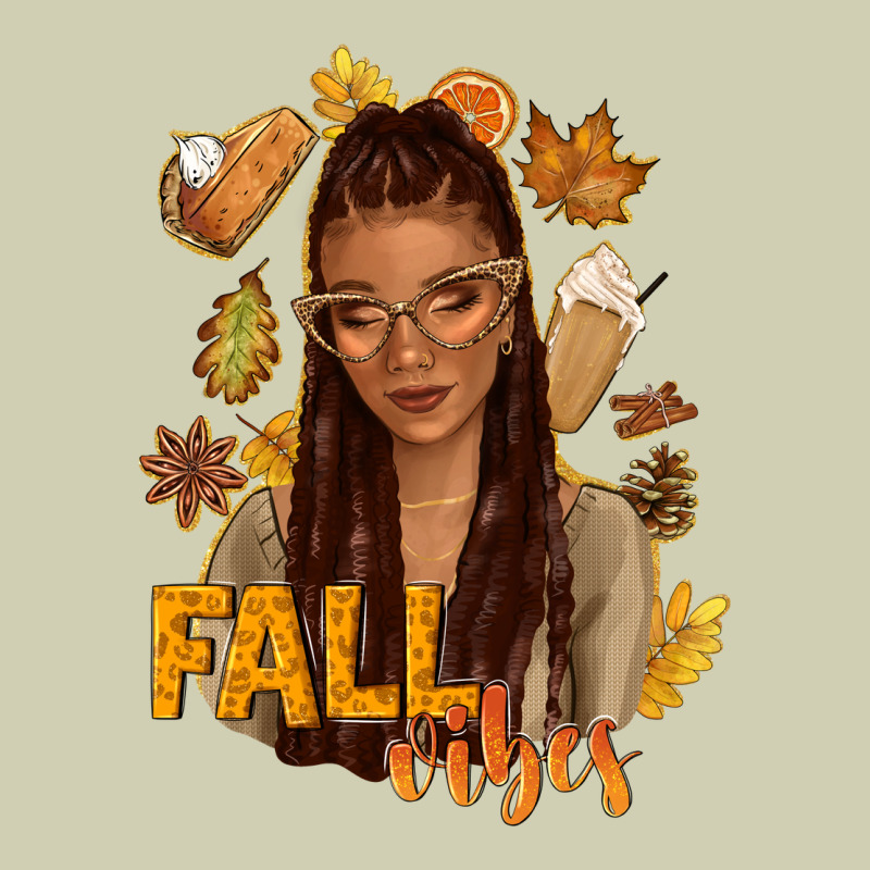 Fall Vibes Afro Woman Heavy Core Tee by NancyCooperArtShop | Teevron