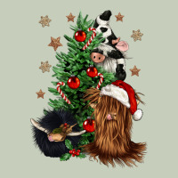 Heifer Cow Gnomies Christmas Tree Ladies Tee | Teevron