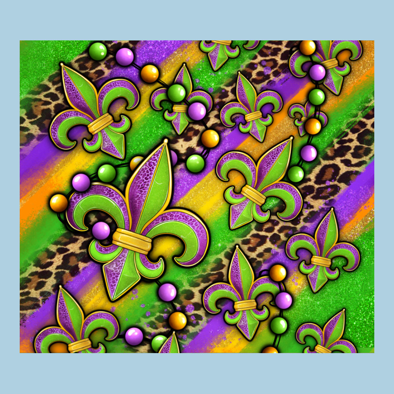 Mardi Gras Carnival Fleur De Lis Premium Hoodie by Jasminsmagicworld | Teevron