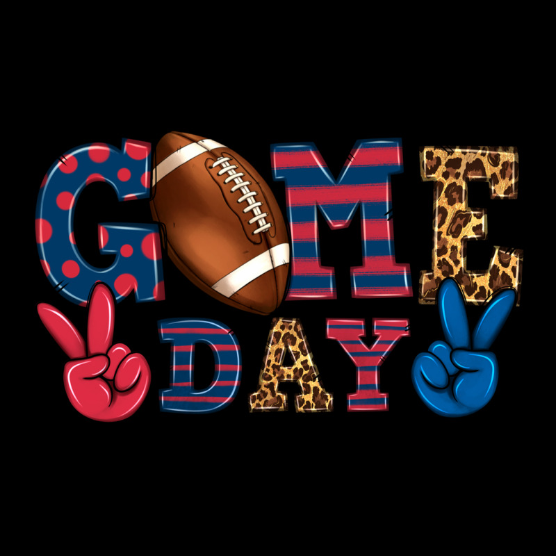 Game Day Red And Blue Premium Tee by HowdyJamesFarm | Teevron