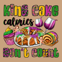 King Cake Calories Don't Count Mardi Gras Vintage Tee | Teevron