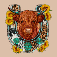 Western Leopard Cowhide Cow Horseshoe Urban Heavy Tee | Teevron