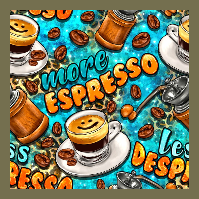 More Espresso Less Despresso Coffee With Leopard Seamless Pattern Bbs Vintage Hoodie by BundleAndBundleShop | Teevron