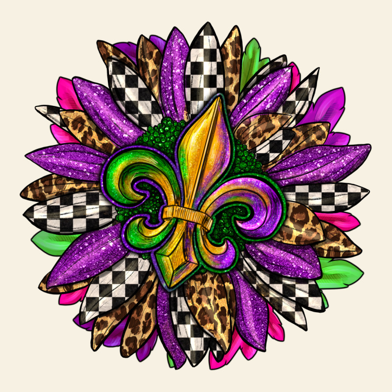 Mardi Gras Sunflower Vintage Tee by OliviaCreatesArt | Teevron