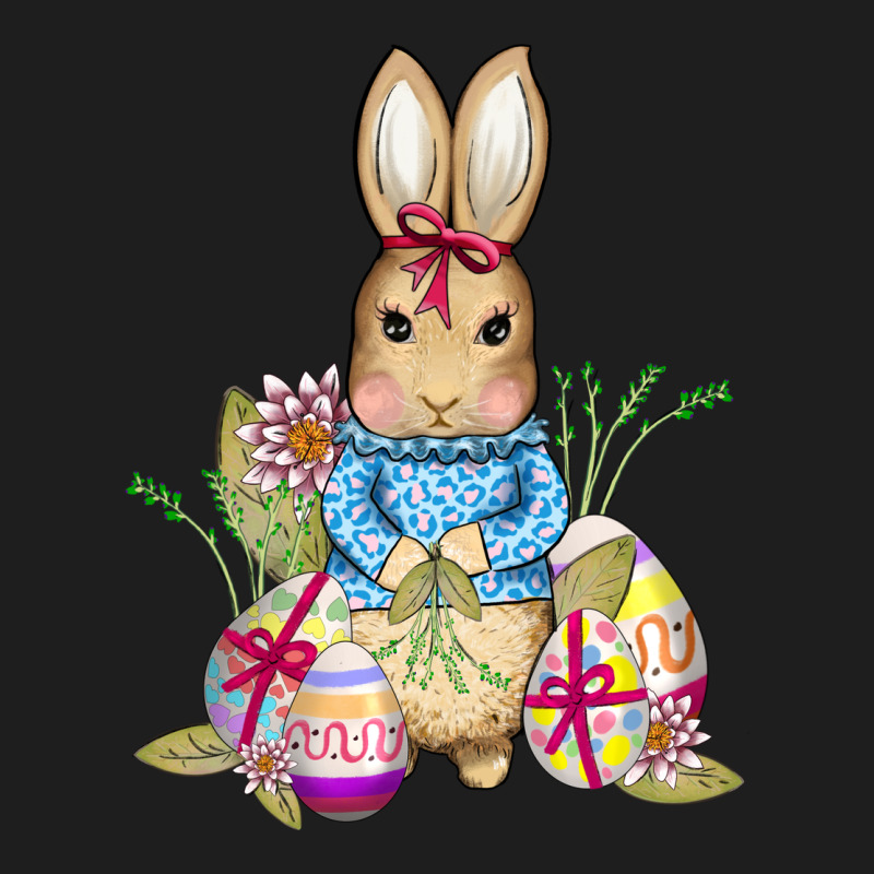 Easter Bunny And Eggs Heavyweight Hoodie by AdoDesignShop | Teevron