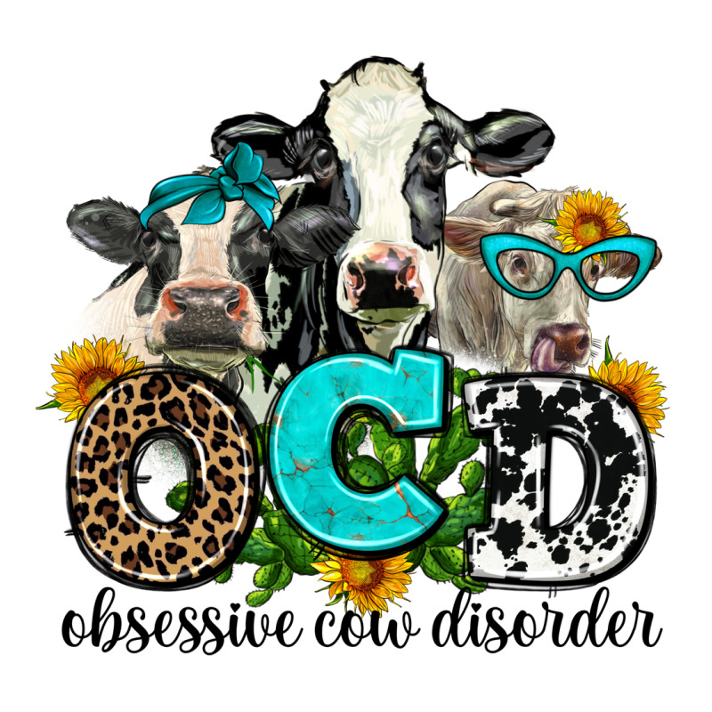 Ocd Obsessive Cow Disorder Zipper Hoodie by AdoDesignShop | Teevron