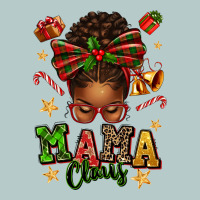 Mama Claus Afro Messy Bun Heavy Core Tee | Teevron
