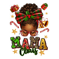 mama claus afro messy bun | Teevron