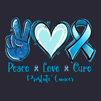 Peace Love Cure Prostate Cancer Vintage Tee | Teevron