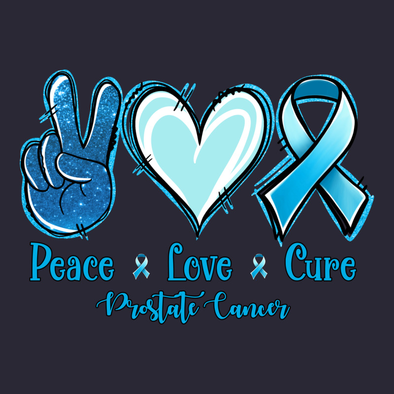 Peace Love Cure Prostate Cancer Vintage Tee by Jasminsmagicworld | Teevron