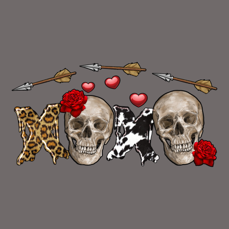 Xoxo Valentine Skulls Valentine's Day Urban Heavy Tee by FaDigitalArtStudio | Teevron