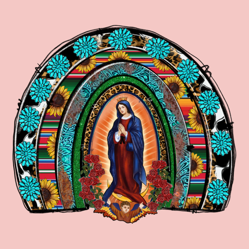 Lady Of Guadalupe Rainbow Urban Heavy Tee by RanaPortraitStore | Teevron