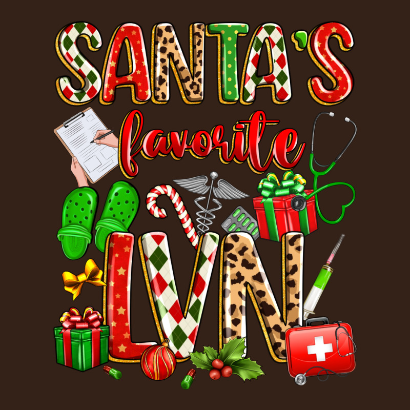 Santa's Favorite Lvn Heavy Core Tee by texasbilliewilder | Teevron