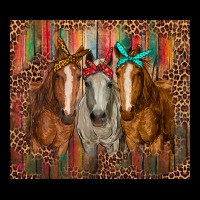 Western Horses With Bandanas Premium Tee | Teevron