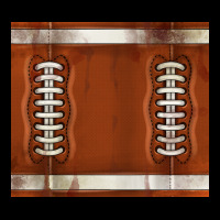 Distressed American Football Pattern Premium Tee | Teevron