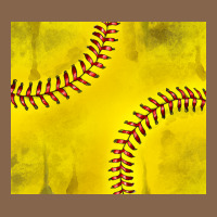 Distressed Softball Pattern Premium Tee | Teevron